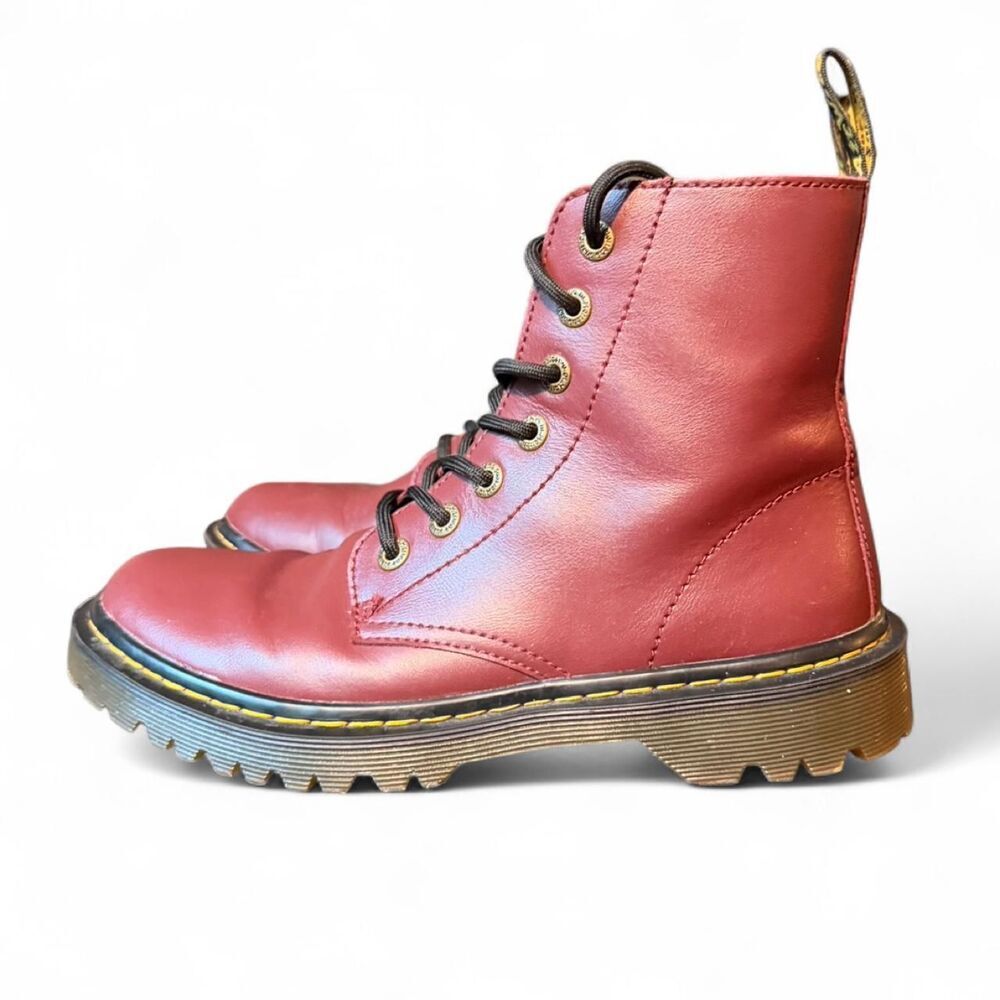 Dr. Martens Luana Cherry Red 7-Eye Combat Boots Women’s US 8 EU 39 Burgundy